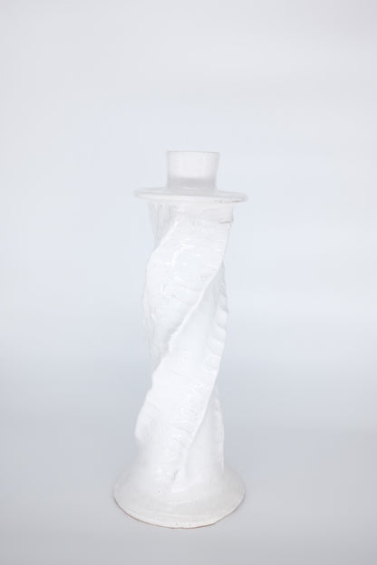 Kerzenständer Twist (weiß)