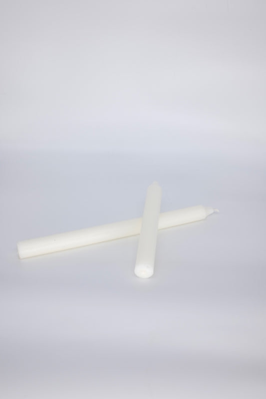 Stabkerze Elfenbein Rustikal